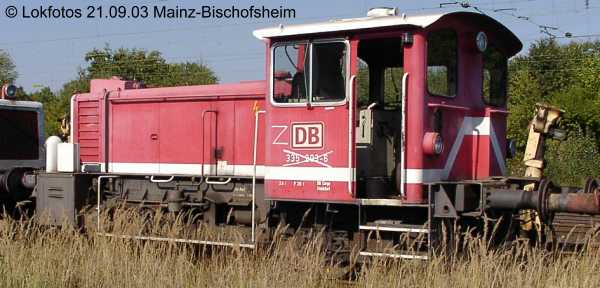 Kein weiteres Foto der Lok 203 vorhanden