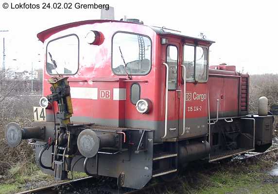 Kein weiteres Foto der Lok 224 vorhanden