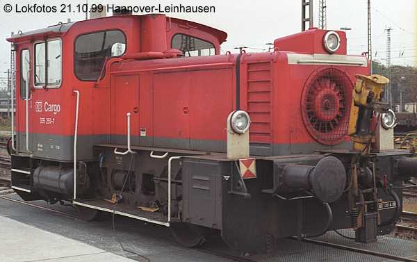 Kein weiteres Foto der Lok 250 vorhanden