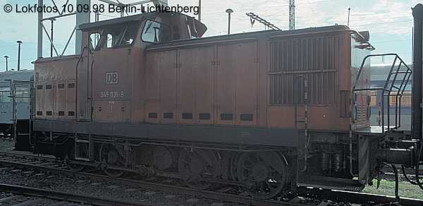 Kein weiteres Foto der Lok 1031 vorhanden