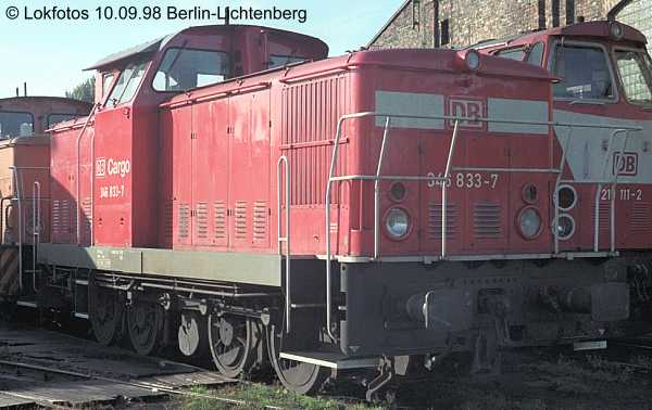Kein weiteres Foto der Lok 833 vorhanden
