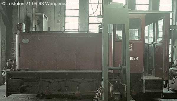 Kein weiteres Foto der Lok 103 vorhanden